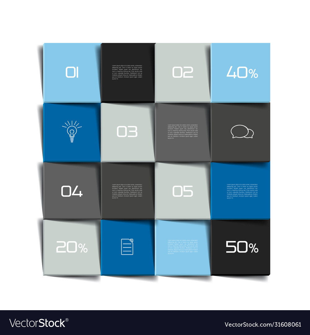 Table schedule slide template 3d effect design