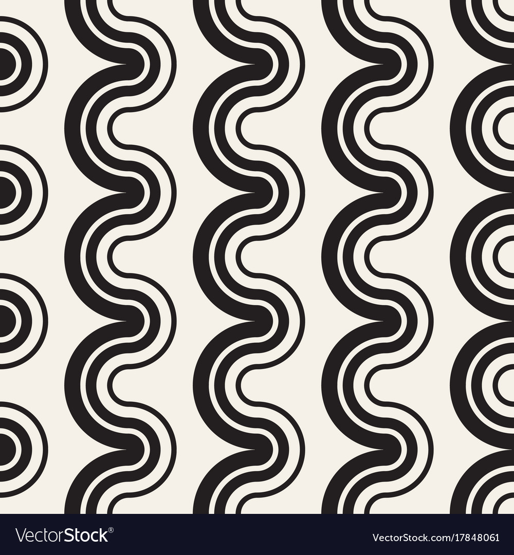 Wavy Line Stripe Pattern