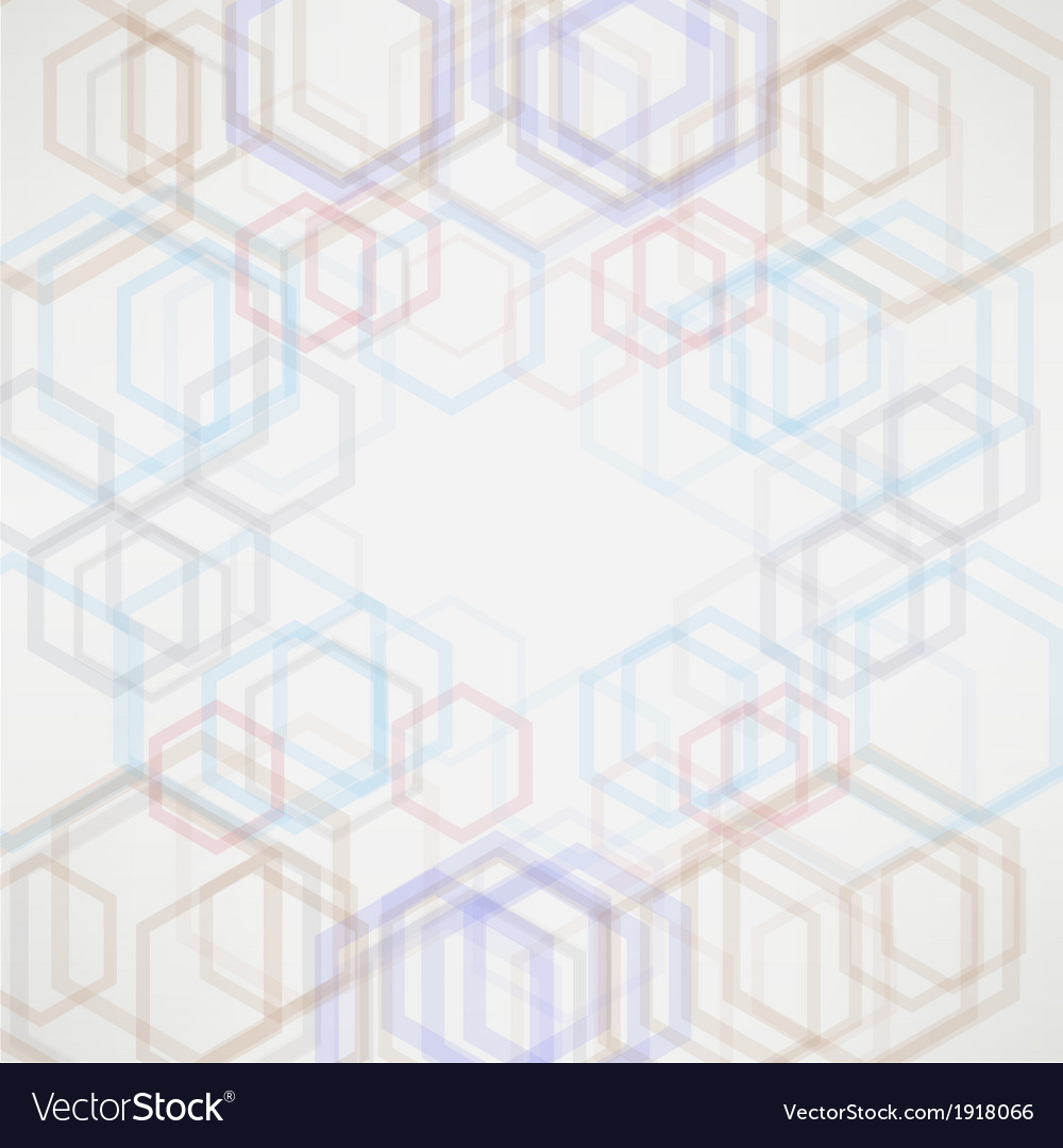 Background with hexagons