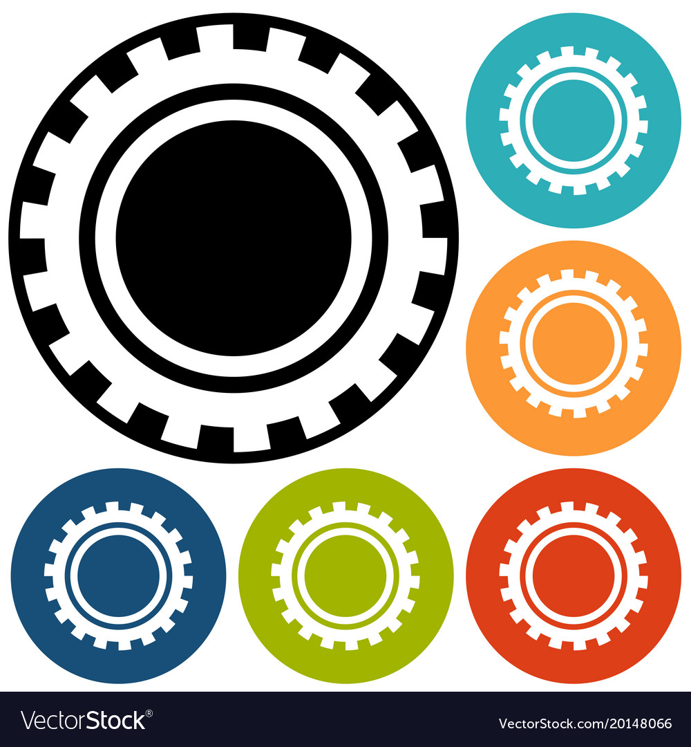 Gears isolated object technical mechanical