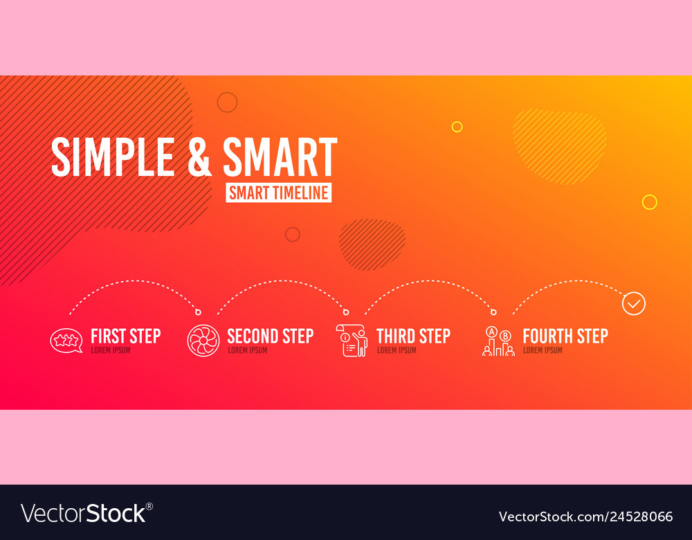 Manual doc stars and fan engine icons set ab vector image Manual doc stars and fan engine icons set ab