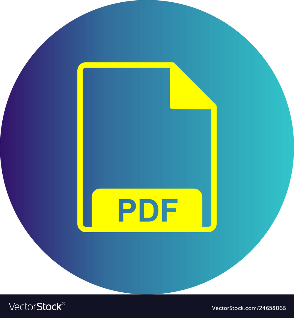 Pdf icon Royalty Free Vector Image - VectorStock