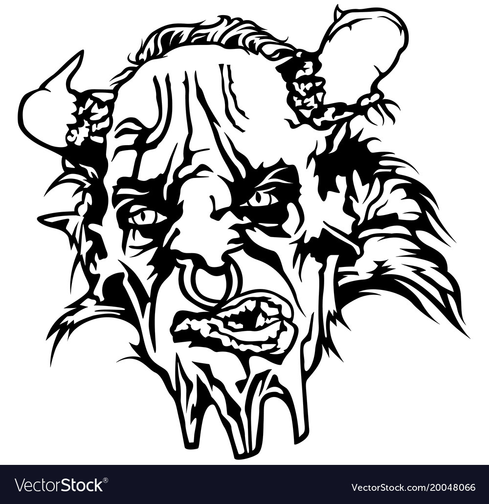 Satanic Devil Head