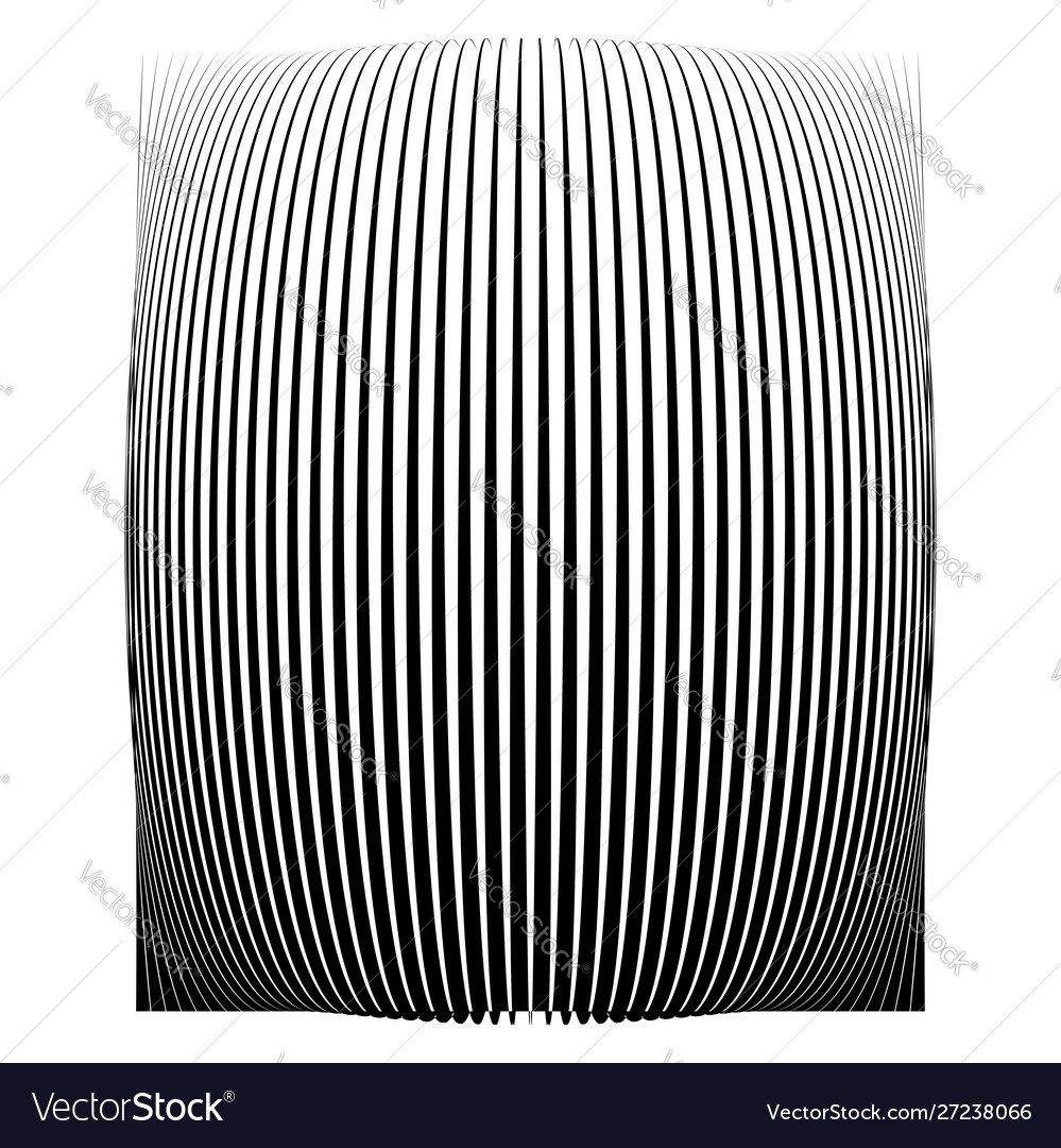 Spherical globe circular distort effect pattern vector image Spherical globe circular distort effect pattern