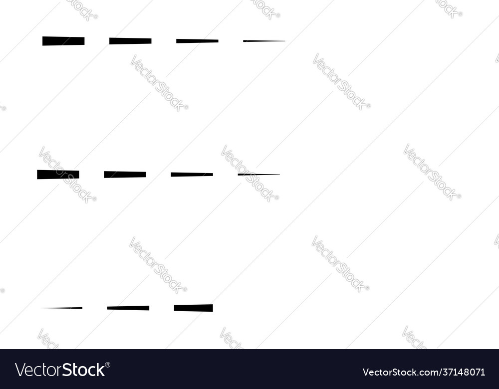 Dashed random straight parallel lines geometric Vector Image Dashed random straight parallel lines geometric