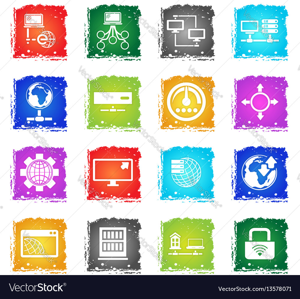 Server icon set