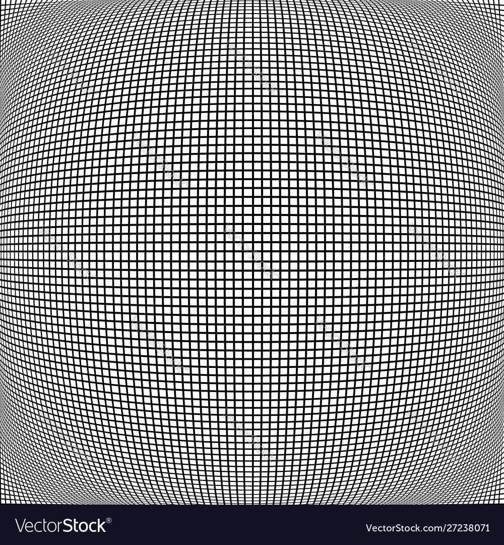 Spherical globe circular distort effect pattern