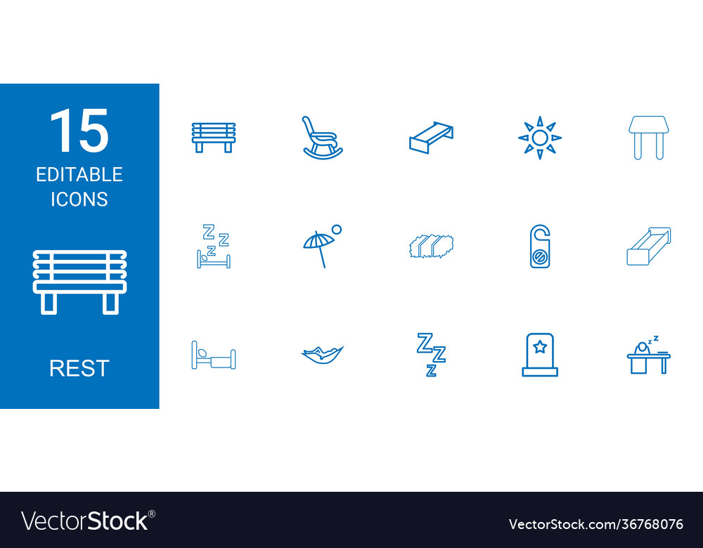 15 rest icons