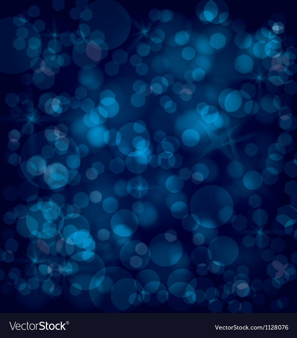 Dynamic Blue Bokeh Background