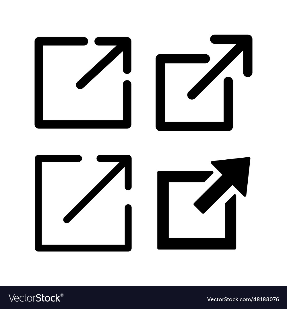 External link icon hyperlink chain symbol
