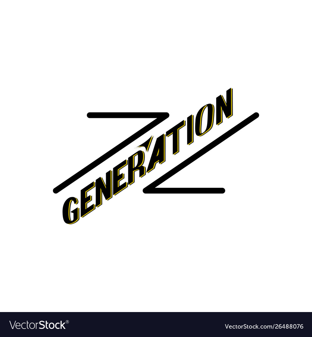 Handschriftlicher Satz - Generation z