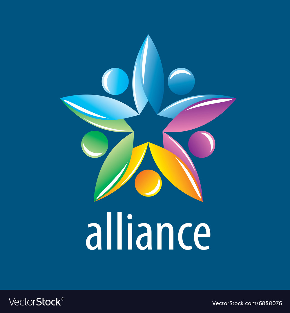 Human alliance logo Royalty Free Vector Image - VectorStock