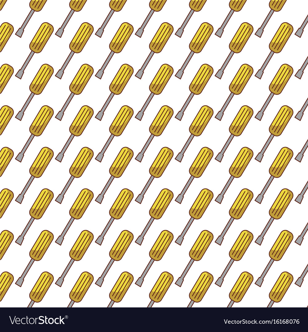 Screwdriver tool pattern background