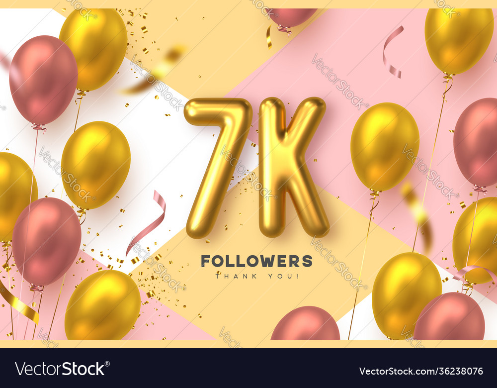 Seven Thousand Followers Celebration Banner
