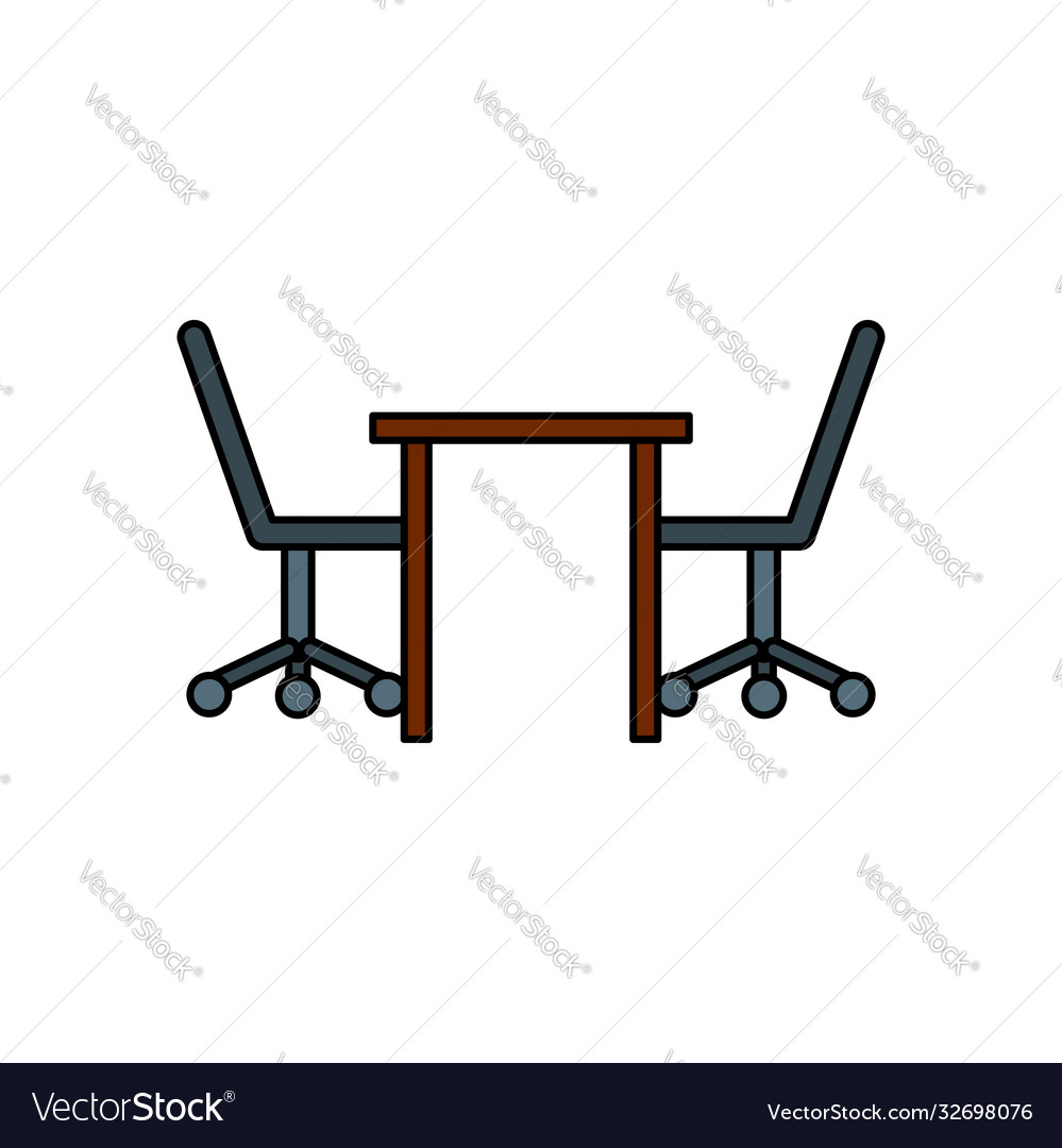 Tables and chairs design template