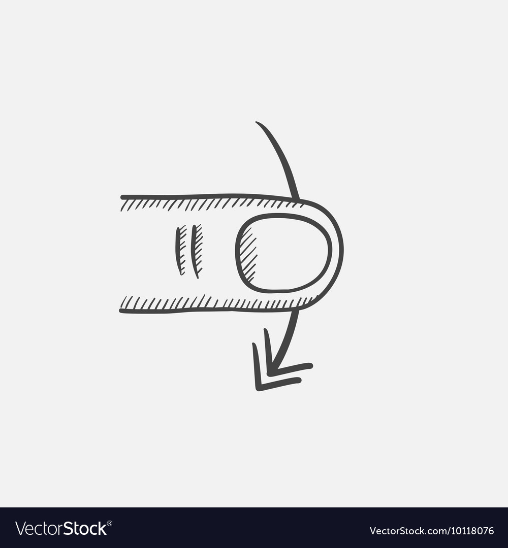 Touch screen gesture sketch icon