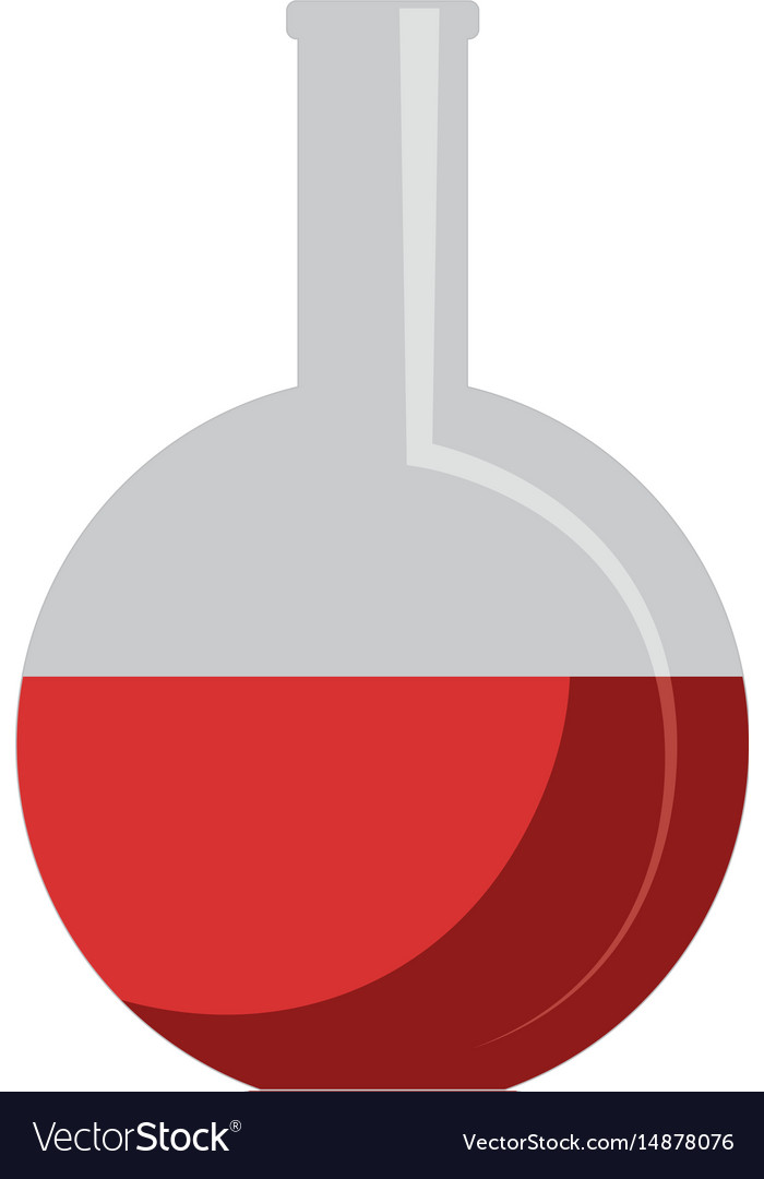 Tube test with blood icon Royalty Free Vector Image