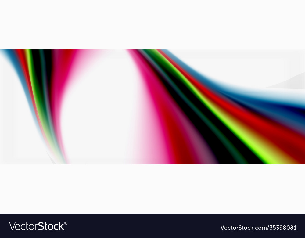 Abstract background smooth flowing lines blurred vector image Abstract background smooth flowing lines blurred
