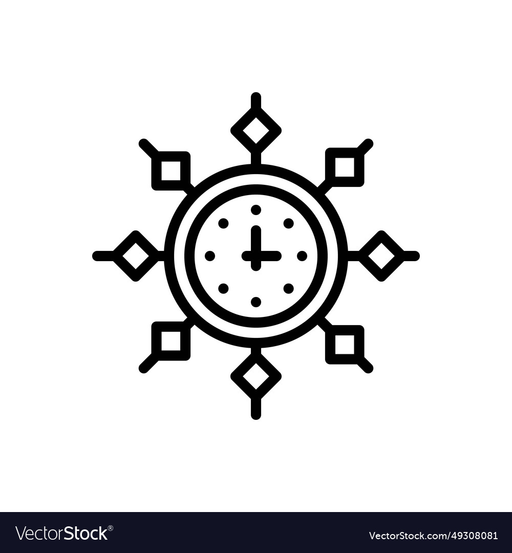 Clock Royalty Free Vector Image - VectorStock