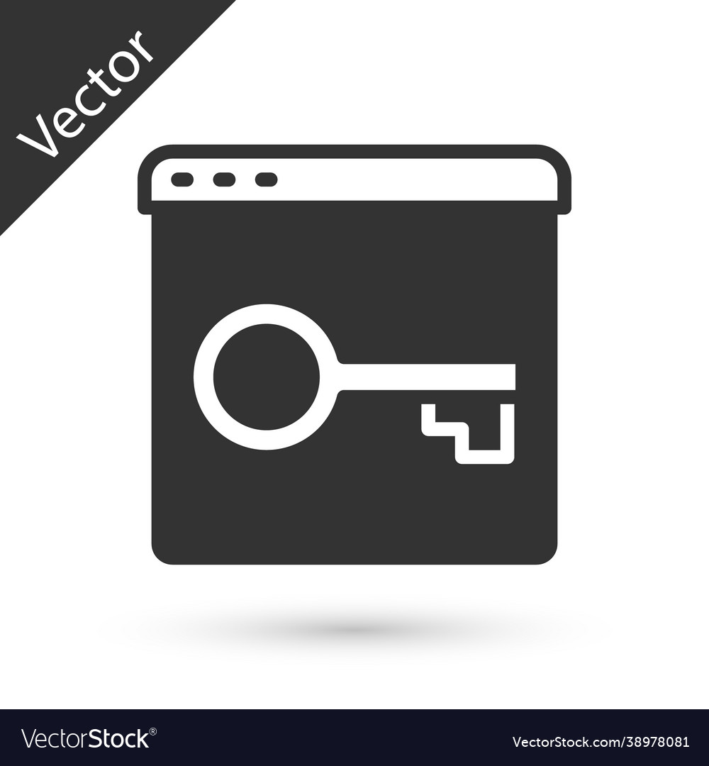 Grey secure your site with https ssl icon vector image Grey secure your site with https ssl icon