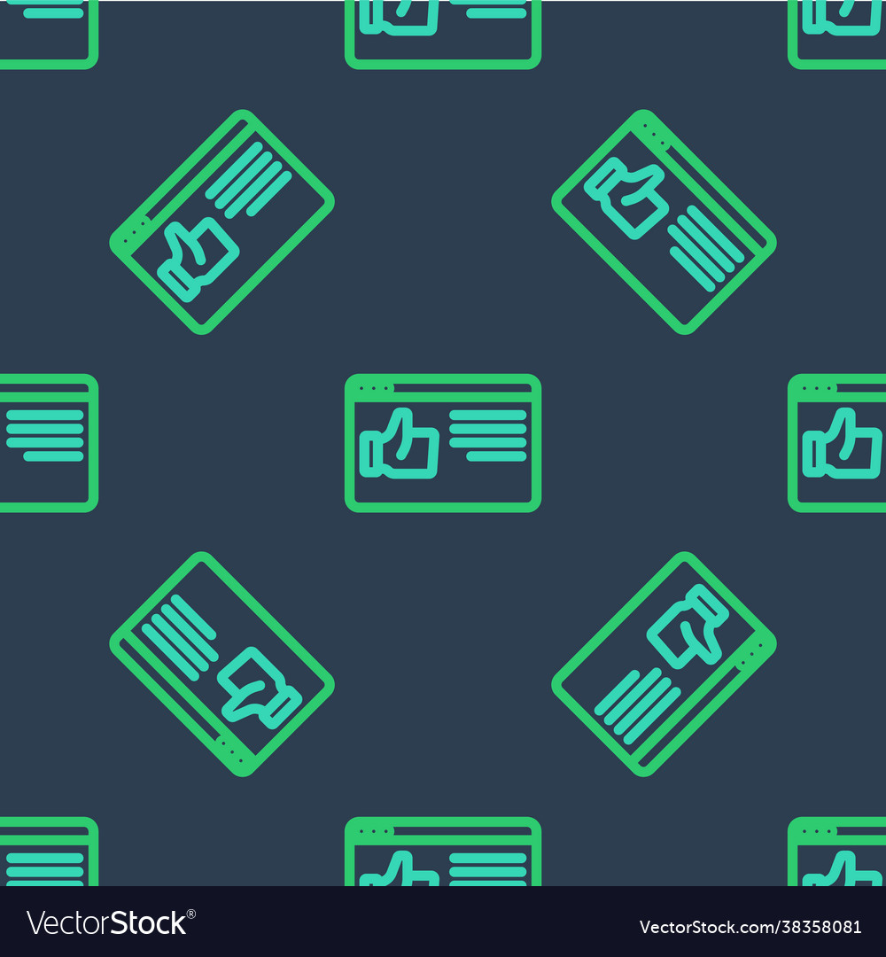 Line browser window icon isolated seamless pattern vector image Line browser window icon isolated seamless pattern