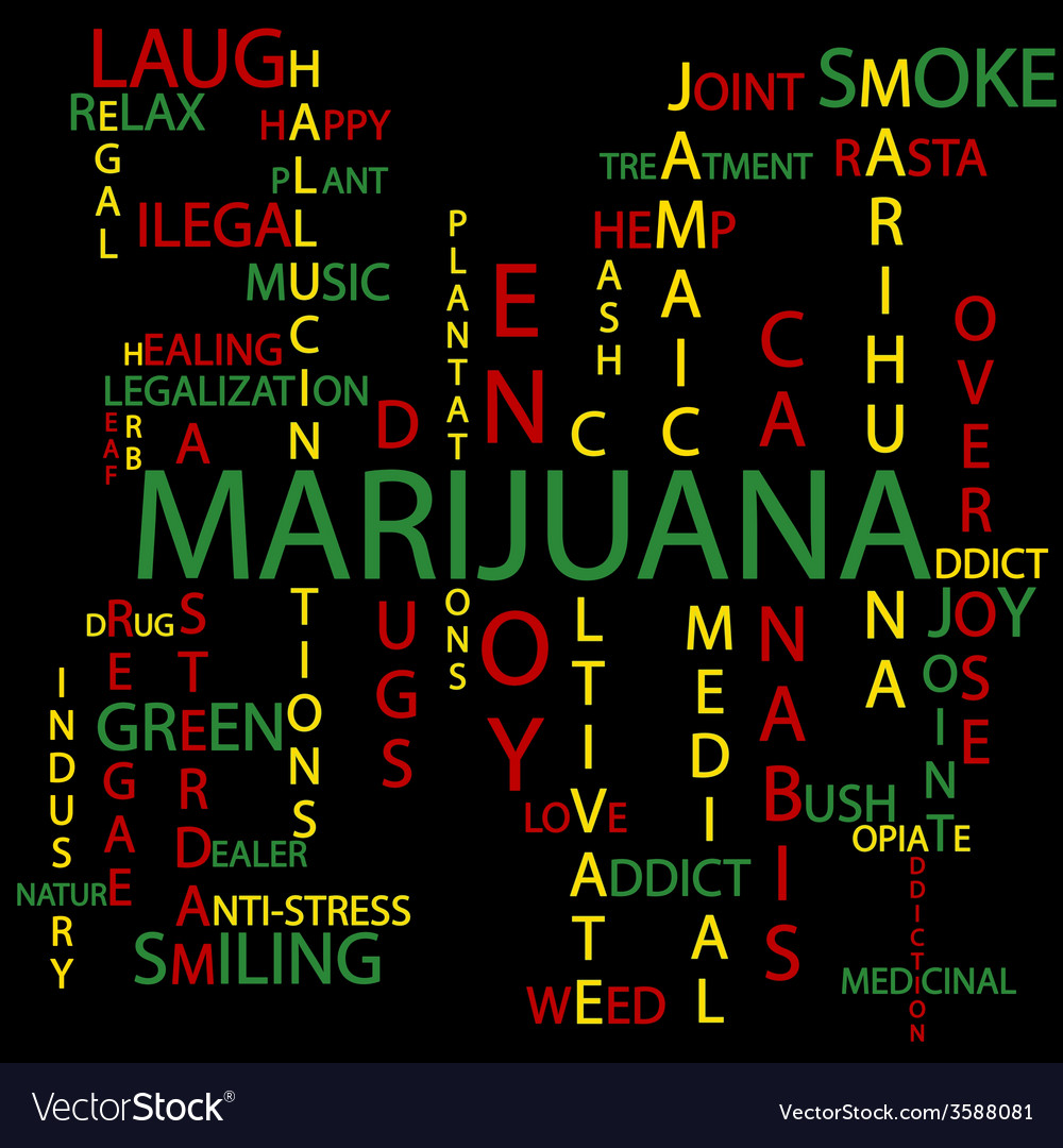 Marijuana Text Background