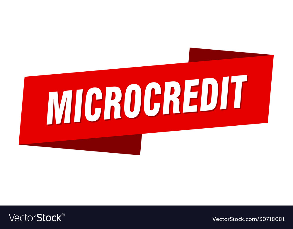 Microcredit Banner Vorlagenband