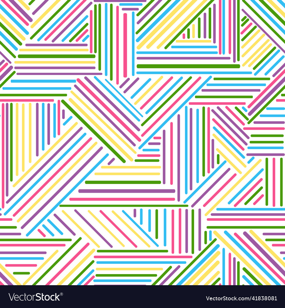 Pattern with colorful lines