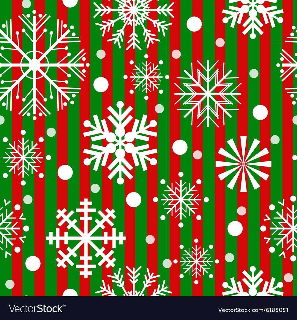 Seamless pattern with snowflakes