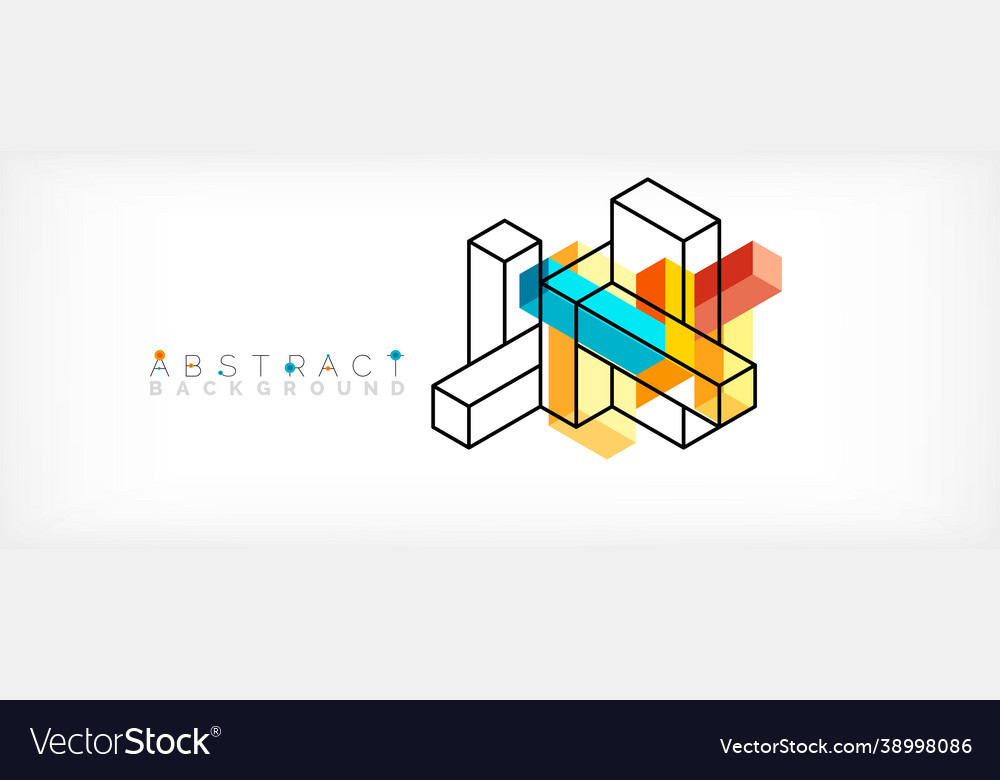 Abstract background 3d cubes cubic elements