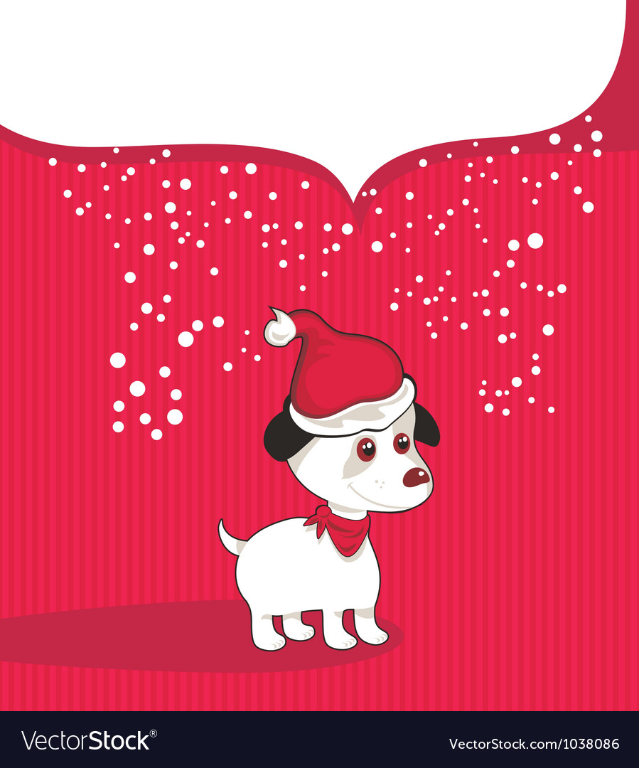Christmas Puppy Background