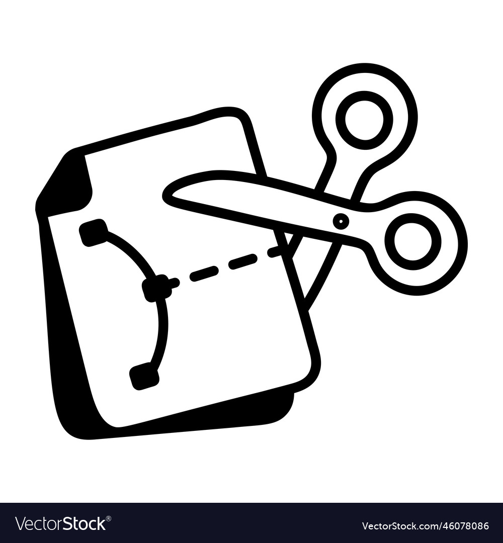 Paper cutting Royalty Free Vector Image VectorStock