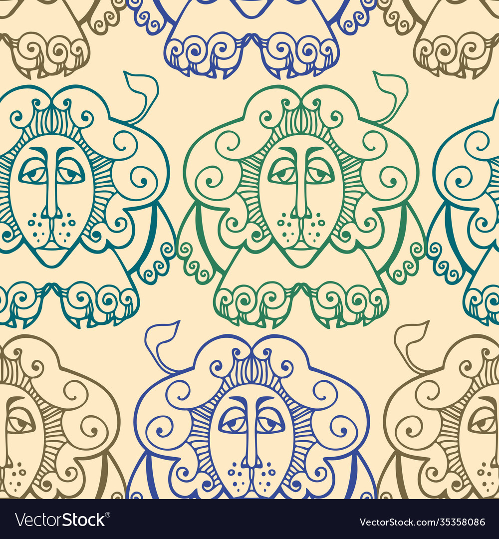 Seamless colorful pattern vector image Seamless colorful pattern