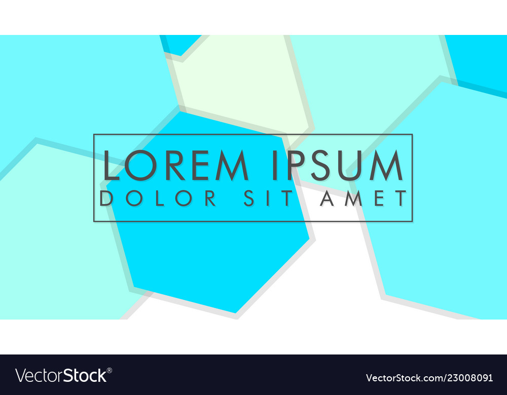 Abstract colorful hexagon background