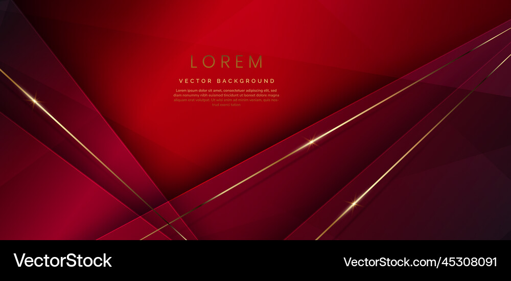 Abstract template red elegant geometric diagonal Vector Image