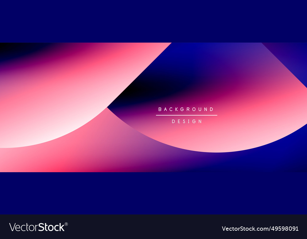 Circles and round shapes with gradients minimal