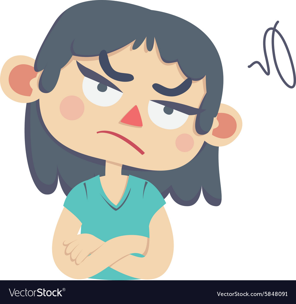 Cute Girl Royalty Free Vector Image - VectorStock