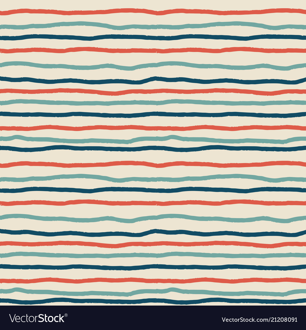 Grunge Stripe Pattern - Tropical Vibes