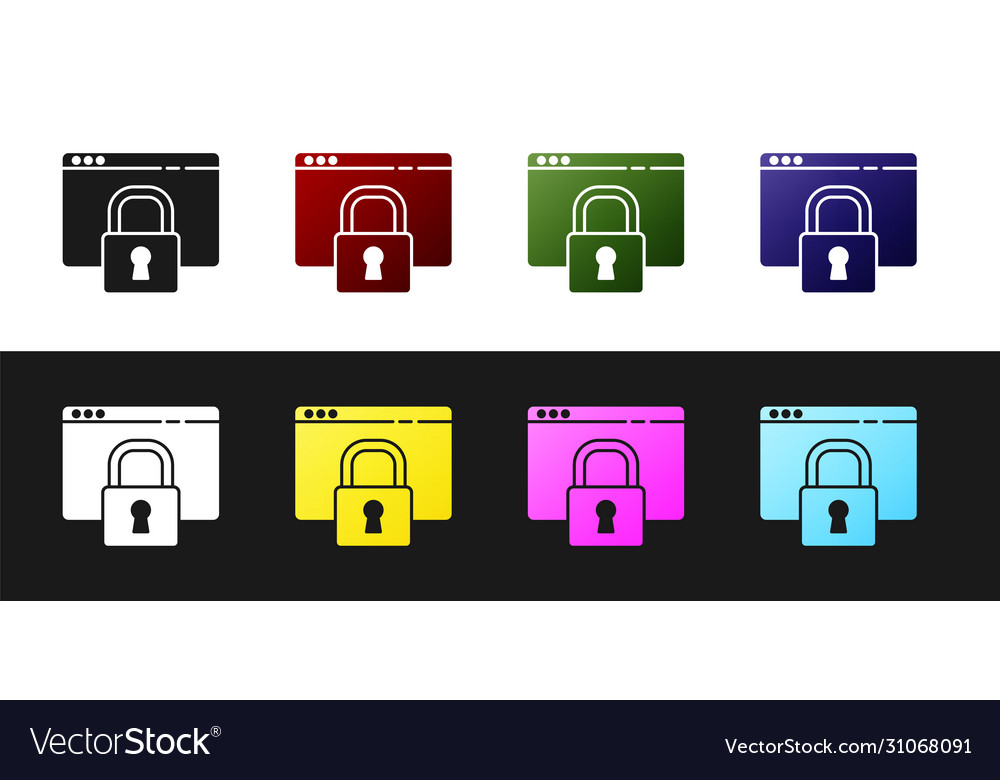 Sichern Sie Ihre Website mit https ssl-Symbol isoliert