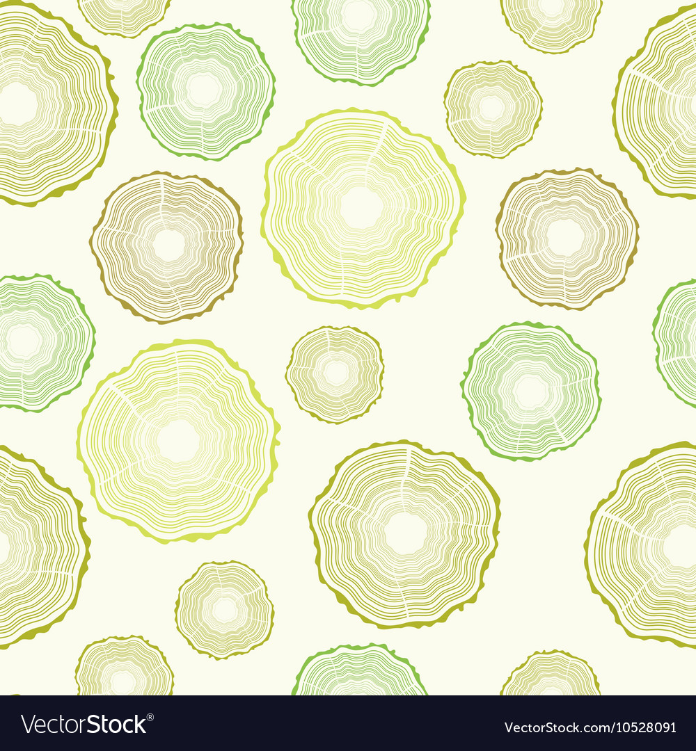 Tree Rings Pattern - Circular Growth