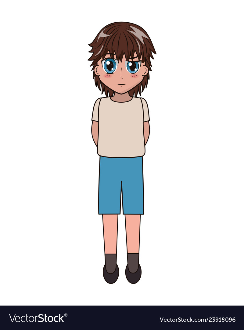 Anime boy manga character