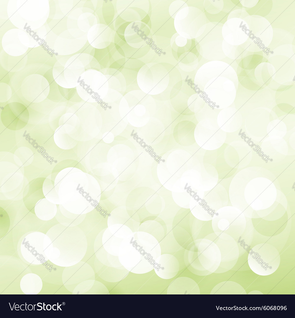 Light Green Bokeh Background