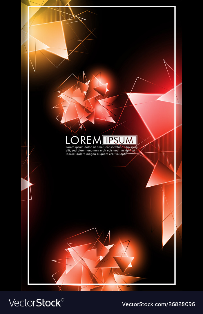 Vertical triangle background abstract composition