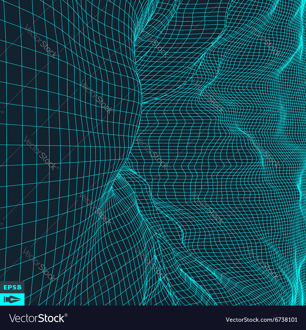 3D Grid Background