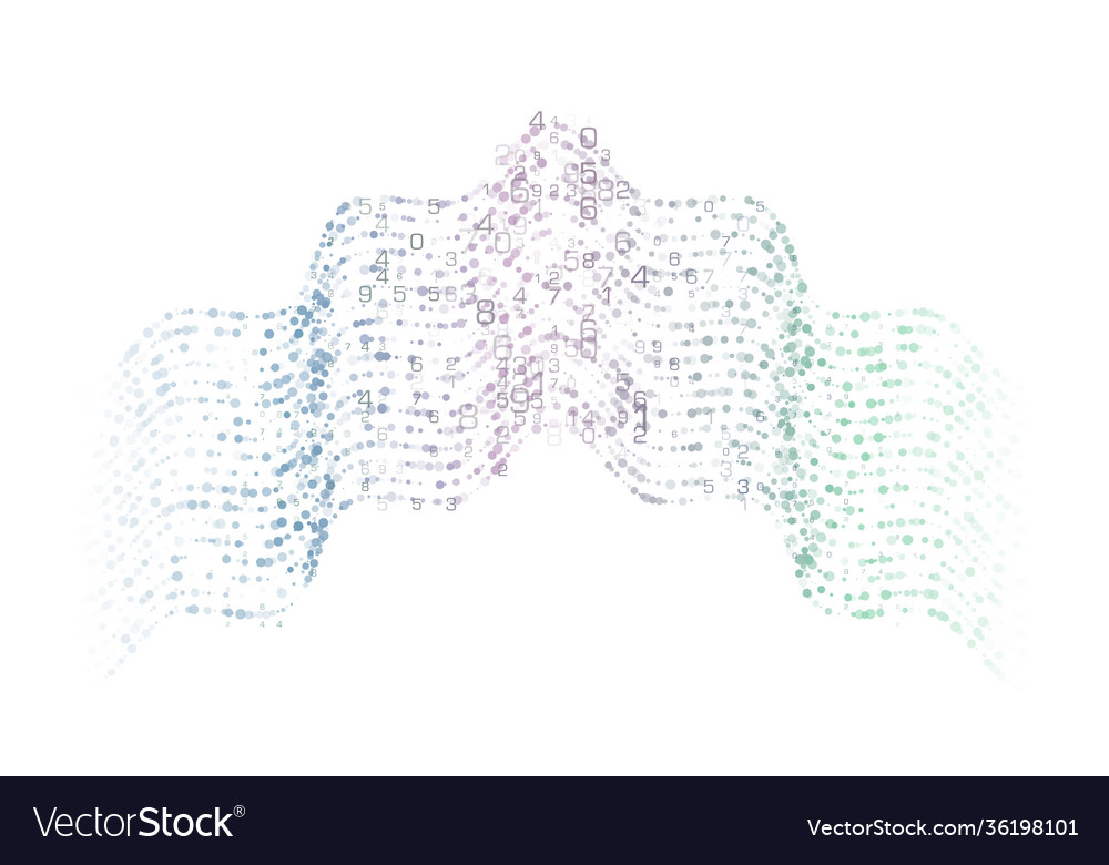 Abstract data flow background