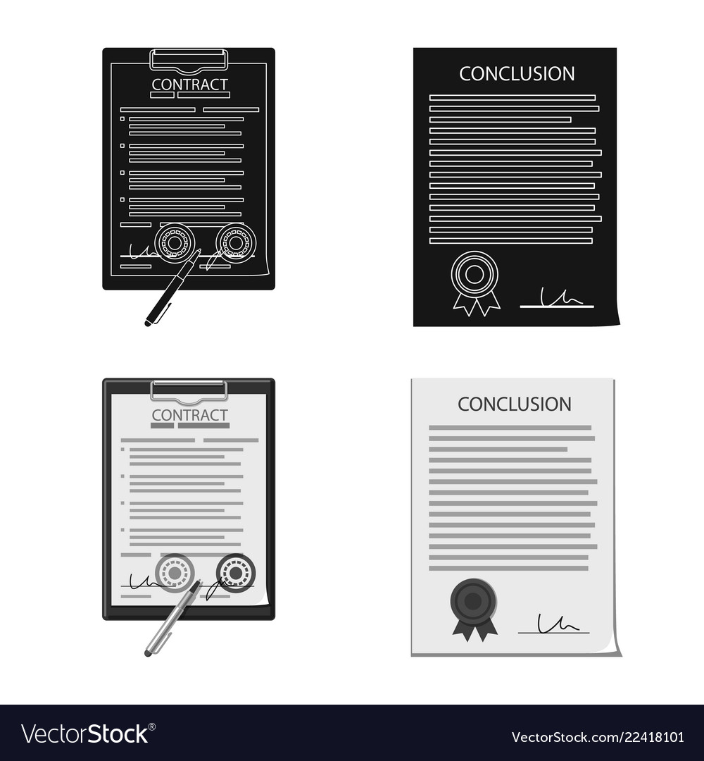 Form and document sign set