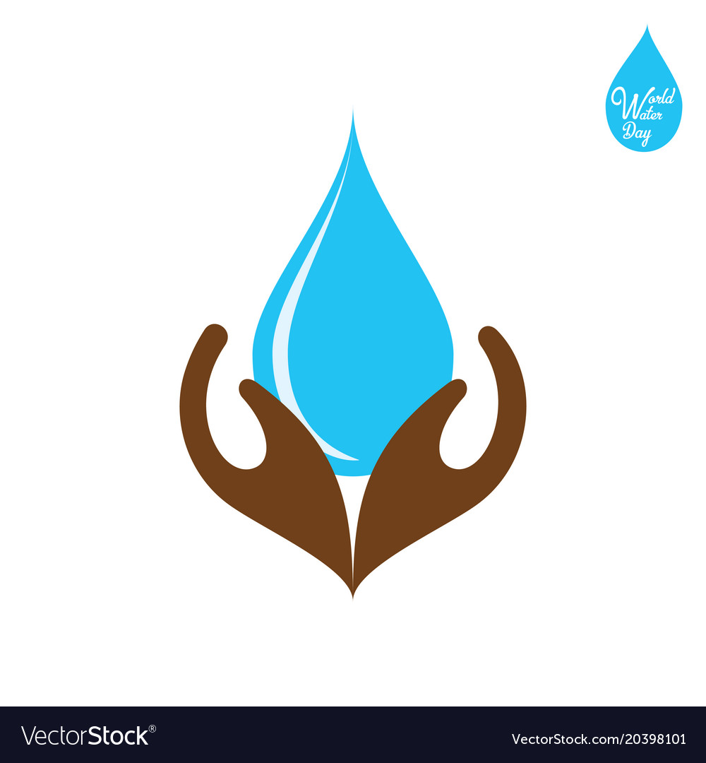 Happy water day poster design