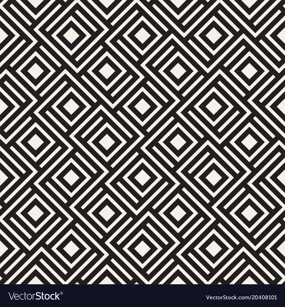 Monochrome Lattice Pattern