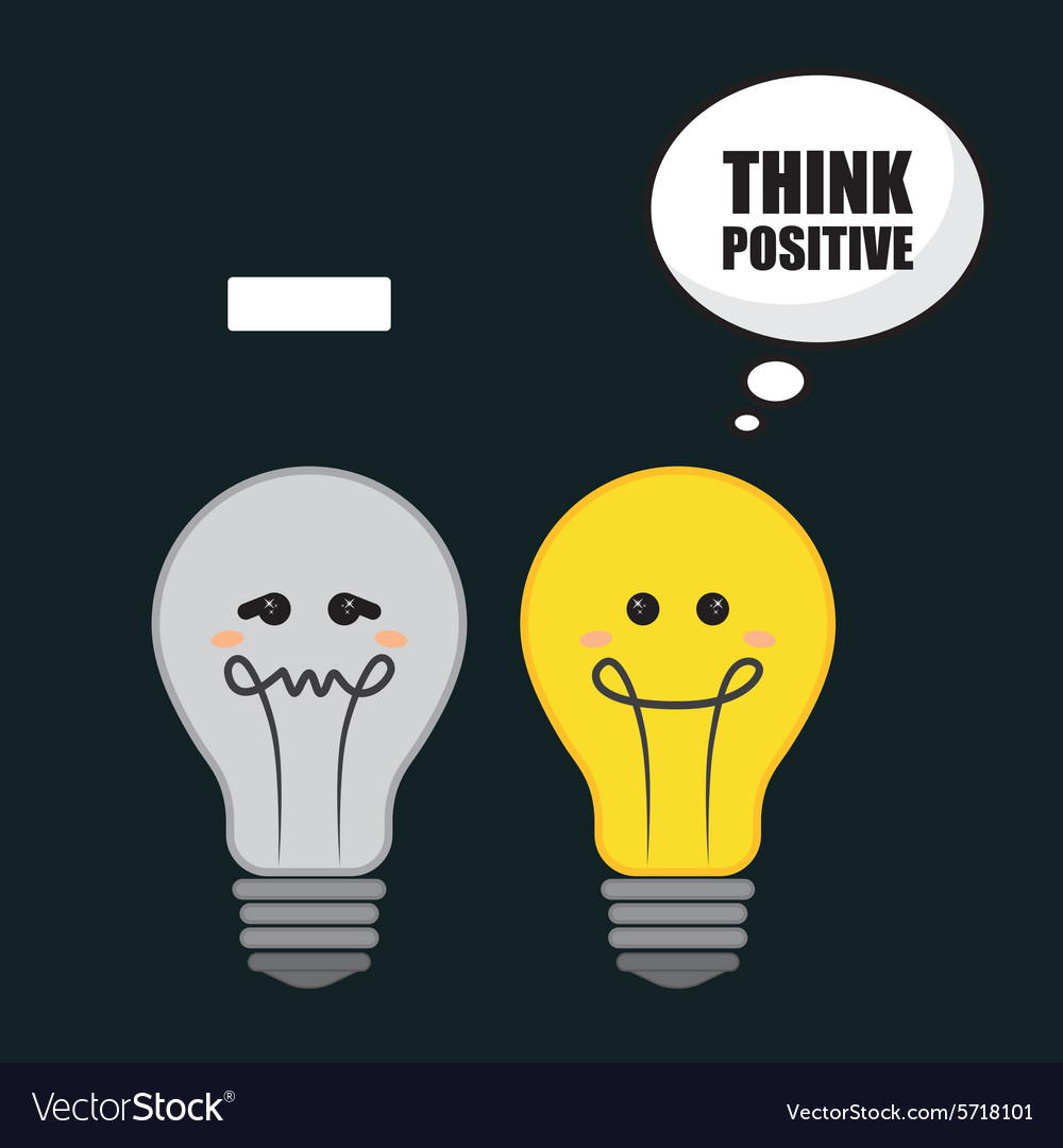 Denken Sie positives Design