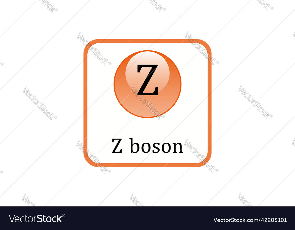 Z boson icon Royalty Free Vector Image VectorStock